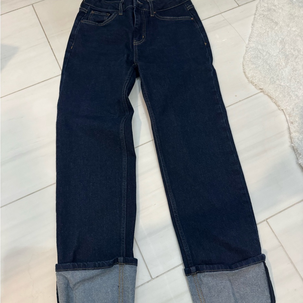 Boden Dark Blue Straight Leg Jeans